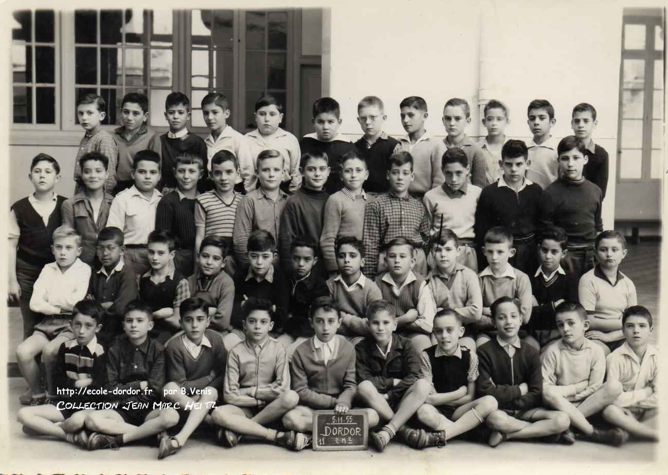 CM2 , 1955-1956, instituteur : Chabanis