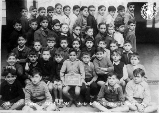 Alger, école -Dordor CM1 - 1945/46