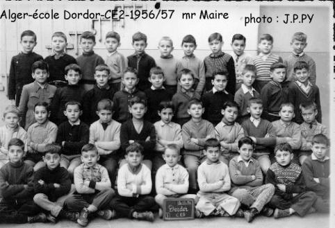 Classe de Monsieur Maire, CE2, 1956-57