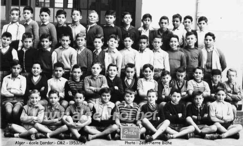 Classe de CM2, 1953-1954 , M. Chabanis 