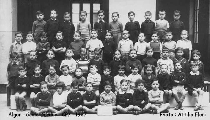 Alger, école Dordor, rue Levacher,  CP ? 1937 