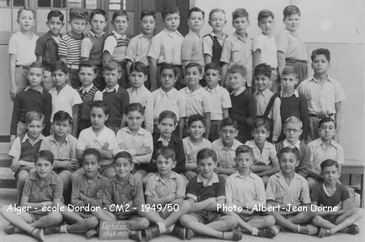 Classe de Cours moyen 2ème année, 1949-50, instituteur : mr.Covés 